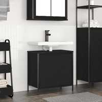 VidaXL washbasin under wardrobe black 60x34.5x60 cm