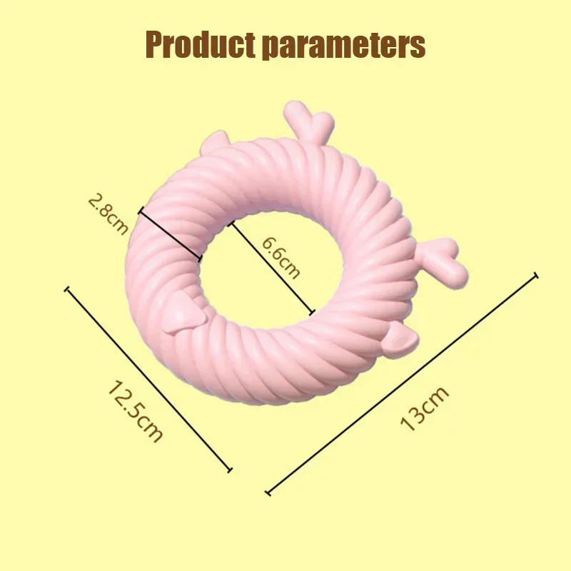 반려동물 봉제 장난감 개 소리 사슴 동물 모양 장난감, 인터랙티브 개 치아, 깨끗한 씹기 장난감, 소형 중형 대형견용 반려동물 용품