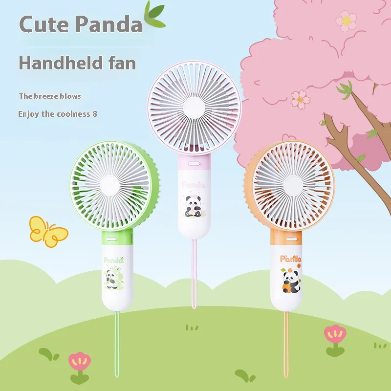 

Трехскоростной и милый ручной вентилятор, который можно носить с помощью небольшого и портативного силиконового ремешка для снижения дециба