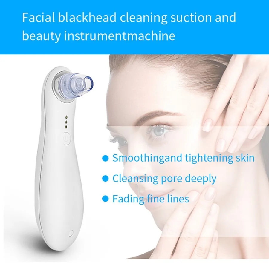 Máquina Eléctrica de eliminación de espinillas para el hogar, limpiador Facial de poros al vacío, herramienta de belleza para el cuidado de la piel Facial