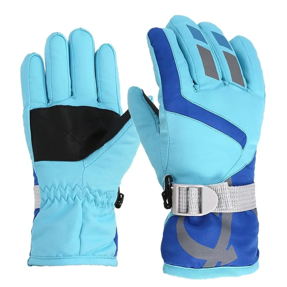 Bild 3: Neue Mode Winddicht Ski Handschuhe Nicht-slip Verdicken Warme Handschuh Wasserdichte Kind Handschuhe Bergsteigen