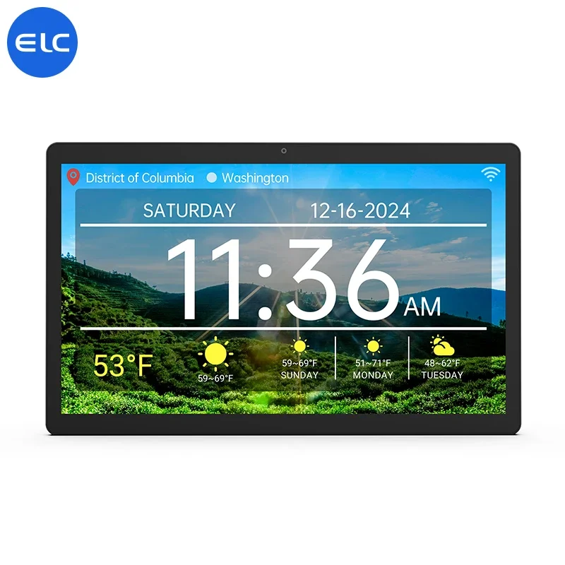 Ultra-thin Mount Android Tablet RK3568 Smart Family Calendar To-Do List Display Touch Screen Handy Interactive Display
