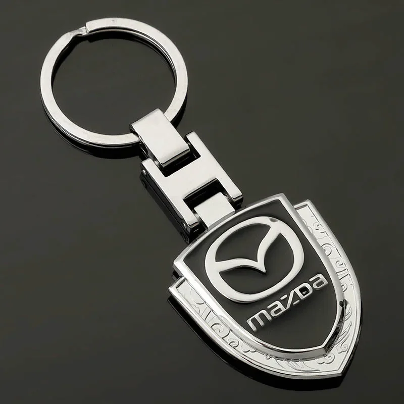 Car  Keychain Auto Metal Key Pendant Keyfob for Mazda 3 5 6 323 626 Axela Atenza Protege RX MX CX CX3 CX5 MX3 CX-7 CX-9 RX7 RX8