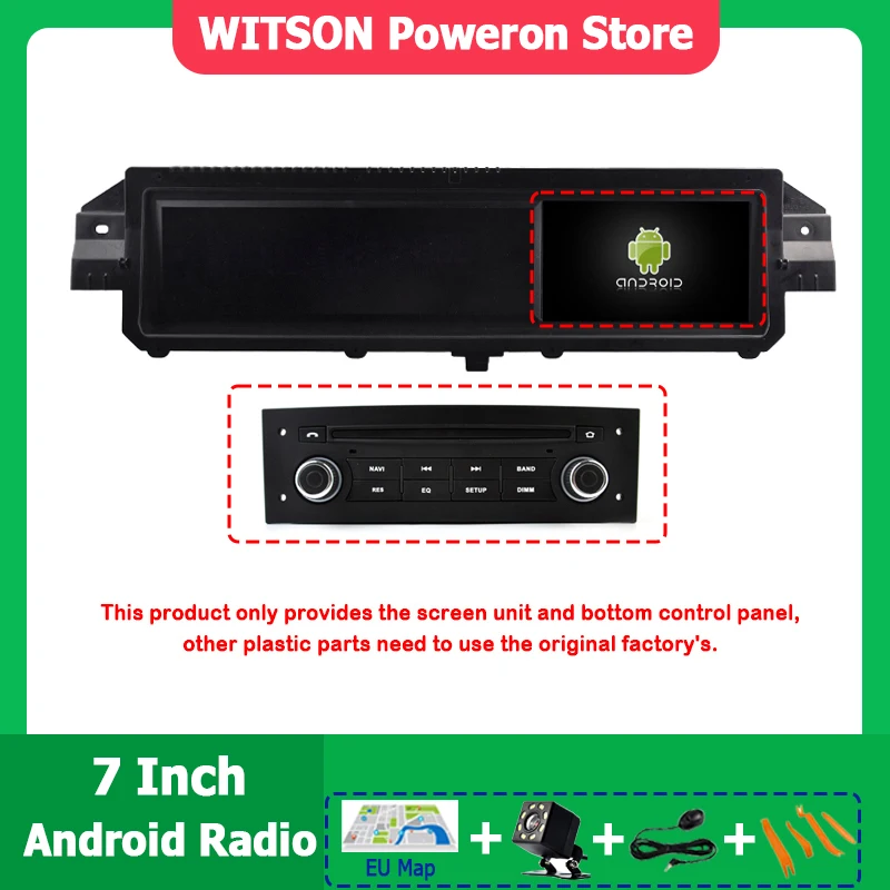 7 Inch OEM CarPlay Multimedia Player For Espace 4 Renault Espace IV 2002 - 2014 Bluetooth Fit LHD RHD Car Stereo No DVD Loader