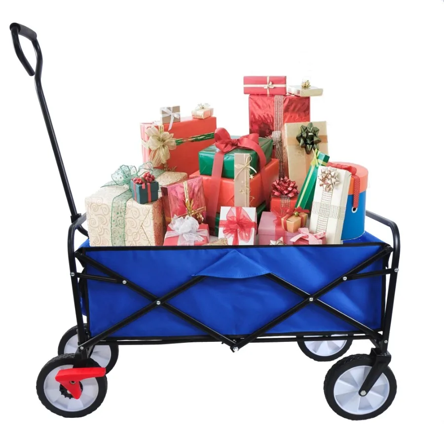 

Складная пляжная тележка Wagon Garden Shopping синяя
