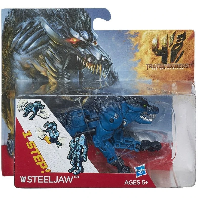 In Stock Movie 4 AOE One Step Transformation Steeljaw Action Figures Robot Collectible Figures Model Kid Car Toys Gifts