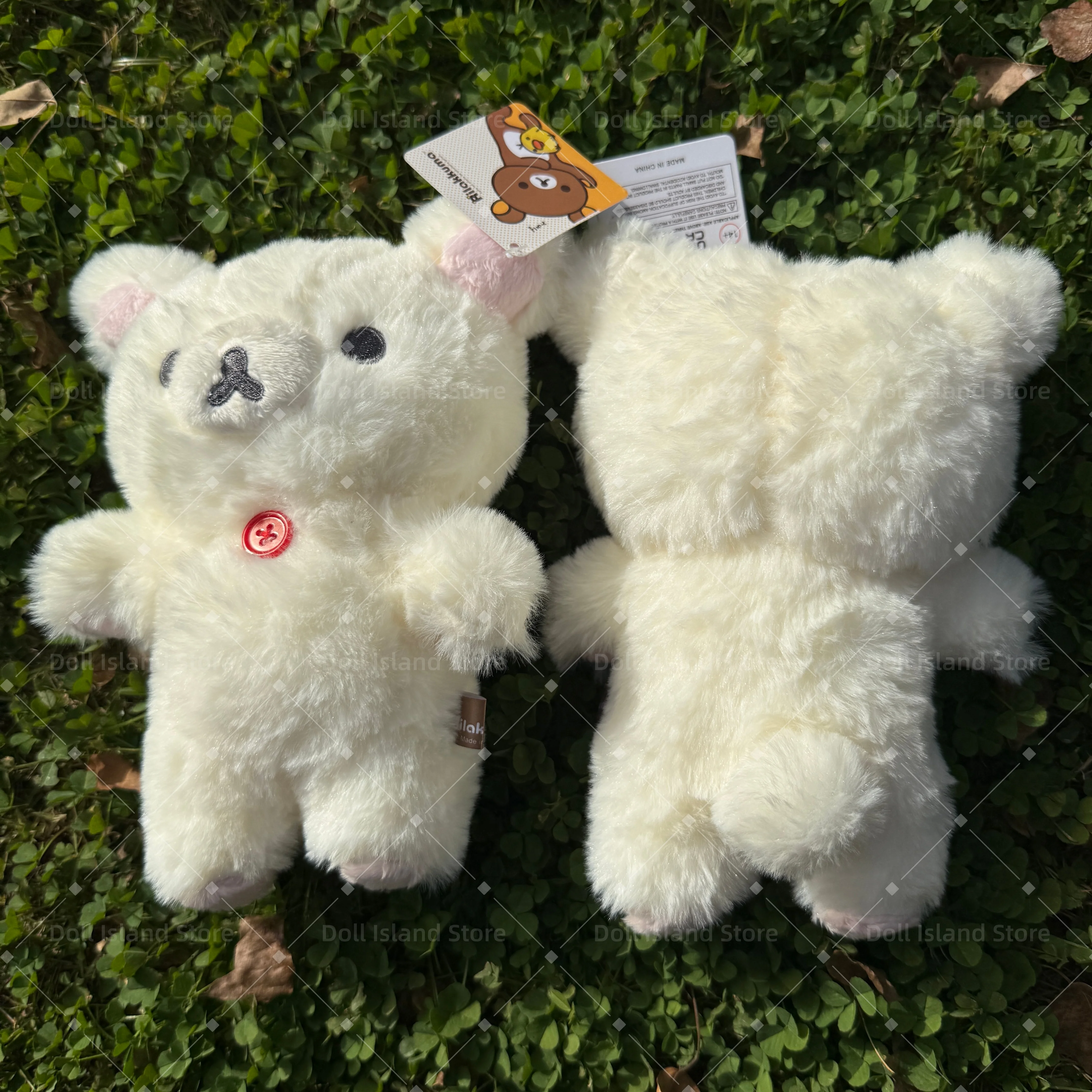 20 سنتيمتر أشعث Rilakkuma ألعاب من القطيفة Kawaii الأبيض الدب محشوة دمية رائعتين أنيمي الدب غرفة ديكور هدية عيد ميلاد للأطفال #3