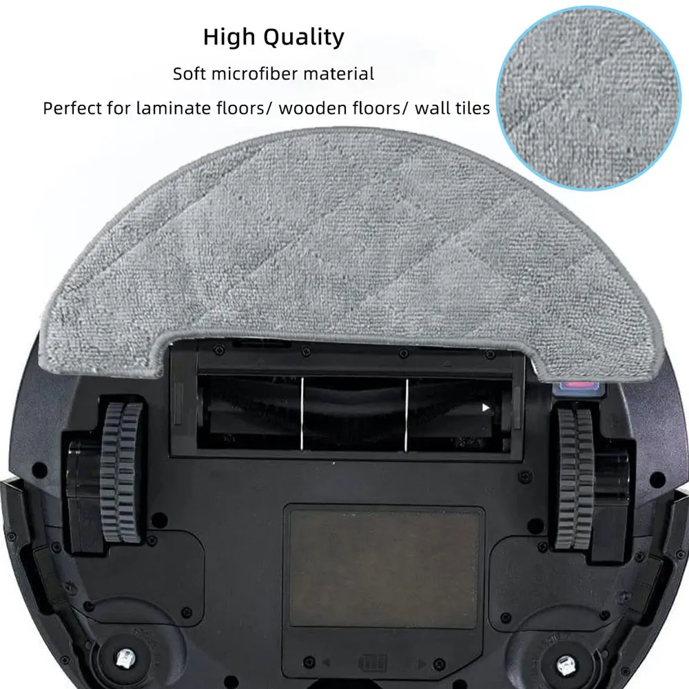 Запчасти для робота-пылесоса Xiaomi Viomi S9, сменные детали, основная щетка, рулон, боковая щетка, Hepa фильтр, мешок для пыли, тряпка для швабры