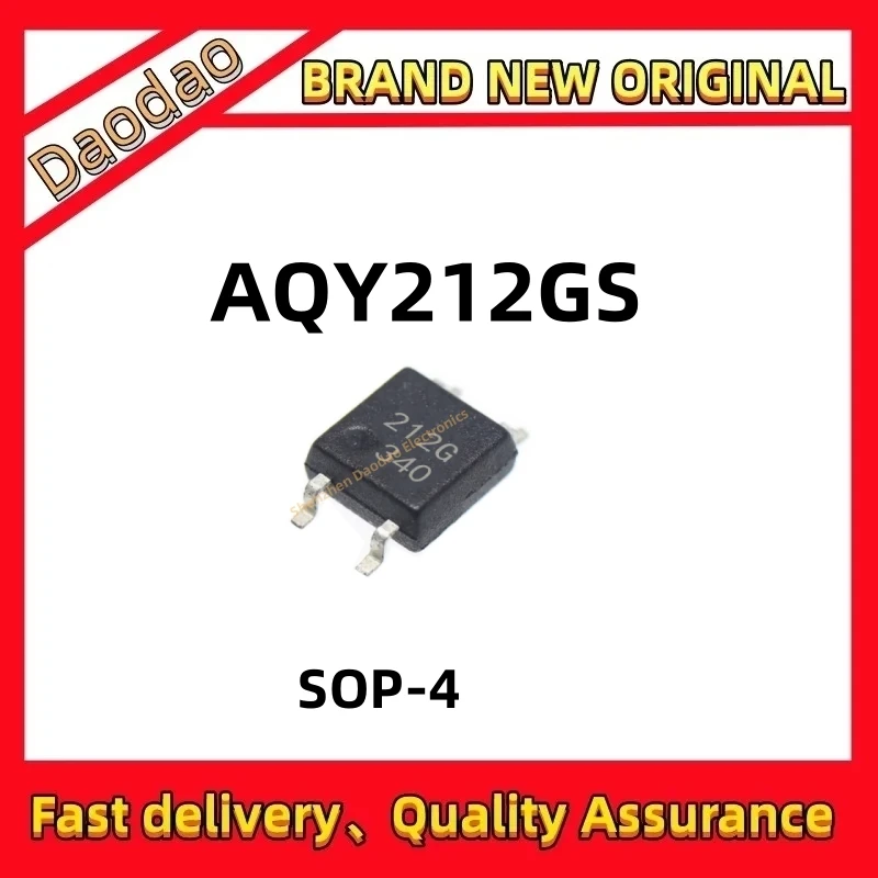 10Pcs AQY212 AQY212GS 212G 212 IC chip SOP-4 New original