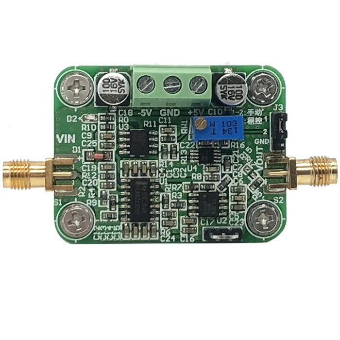 Broadband AGC Module Bandwidth 360M VCA821-10dB to 40dB Automatic Adjustment Manual/programmable