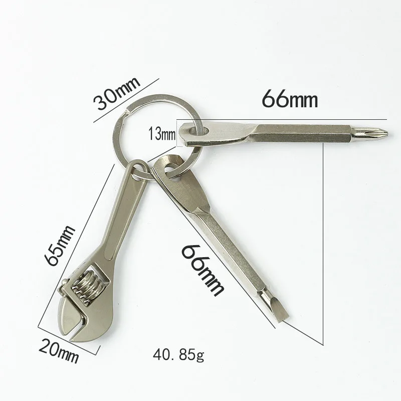 Creative Practical Small Tools Keychains Cross Screwdrivers Keychain Meta Personality Versatile Trendyl Pendants Simple For Gift