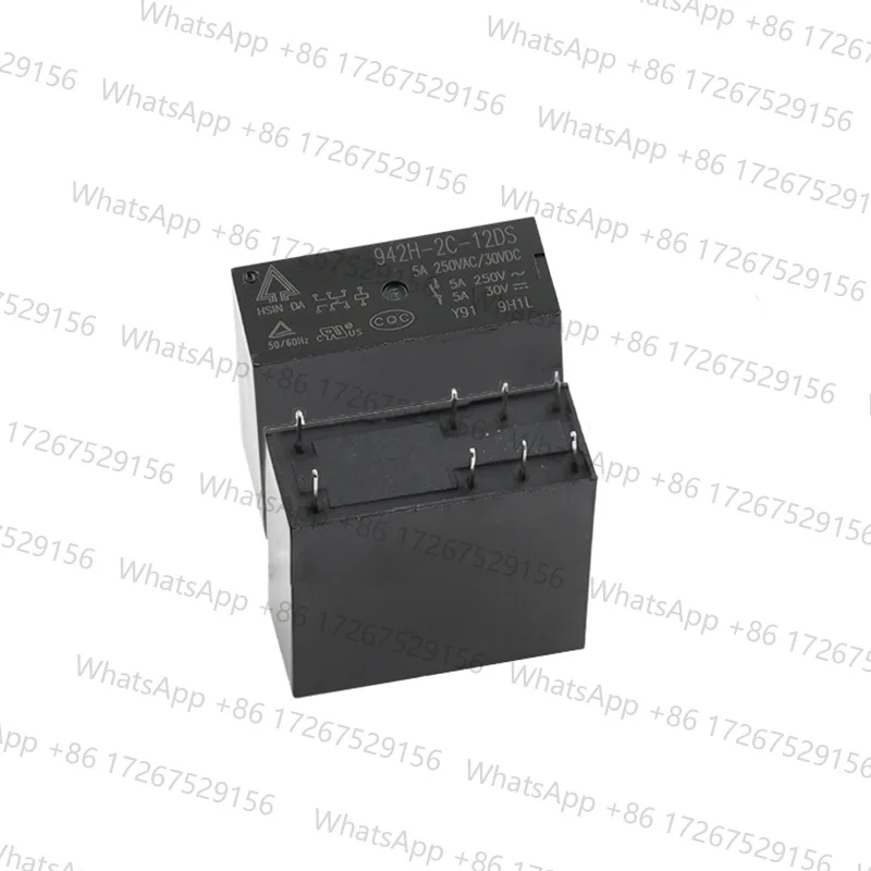 Applicable toHOT NEW 12V relay 942H-2C-12DS 942H 2C 12DS 942H2C12DS DC12V 12VDC 12V 5A 8PIN