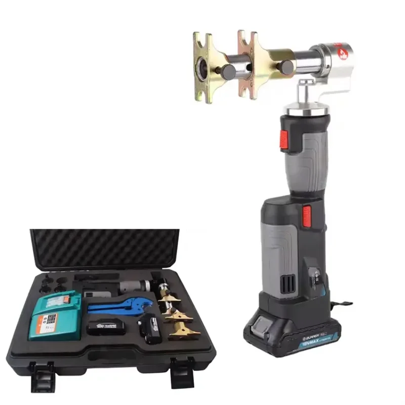 【HOT】PZ-1240 battery powered pex pipe with fitting pressing tool portable crimping tool multi-layer pex fittings press machine