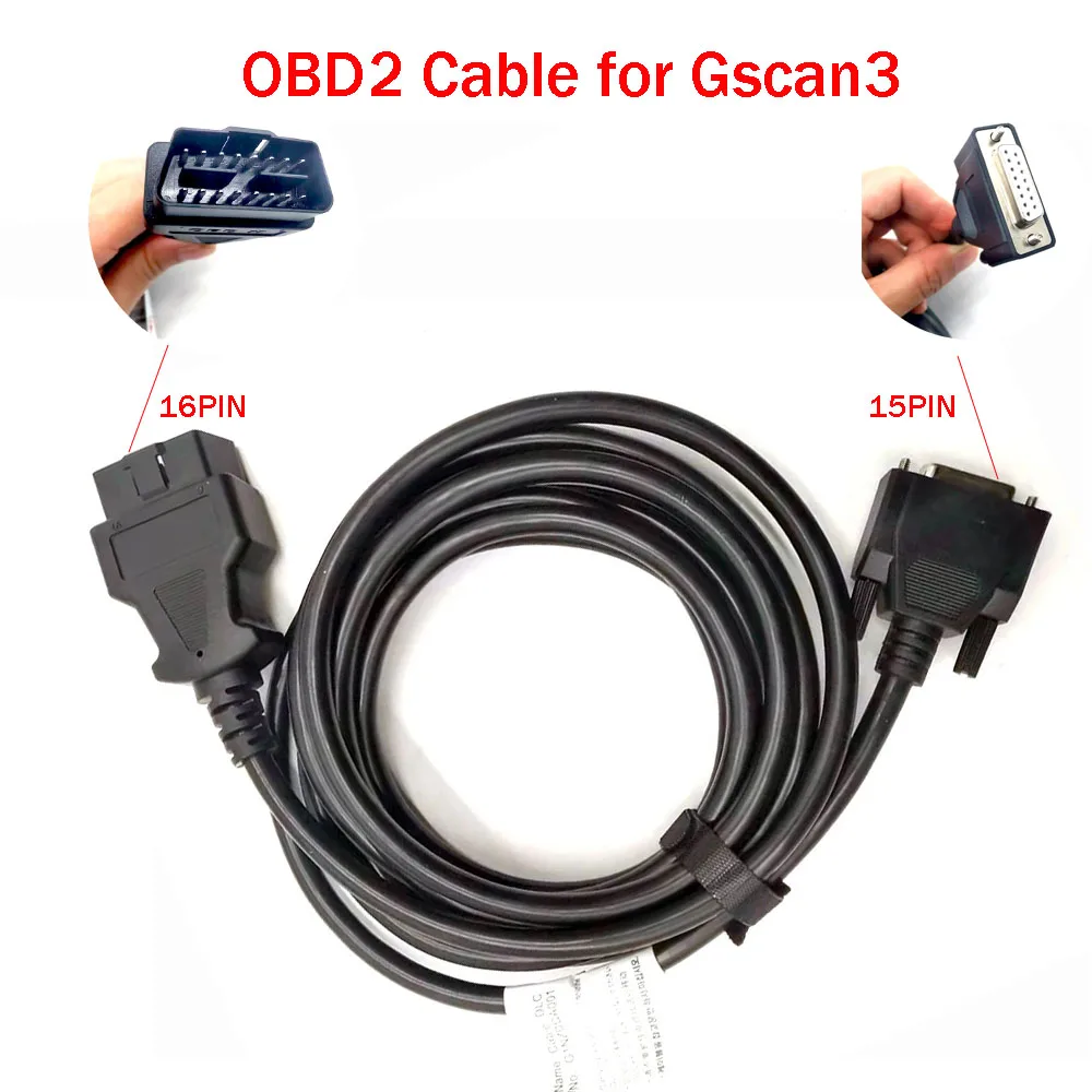 

OBD2 16PIN TO 15PIN for Gscan3 Main Cable Key Programmer G1PDDCA001 G1PDDCA006 Diagnostic Cable Car Truck Programmer