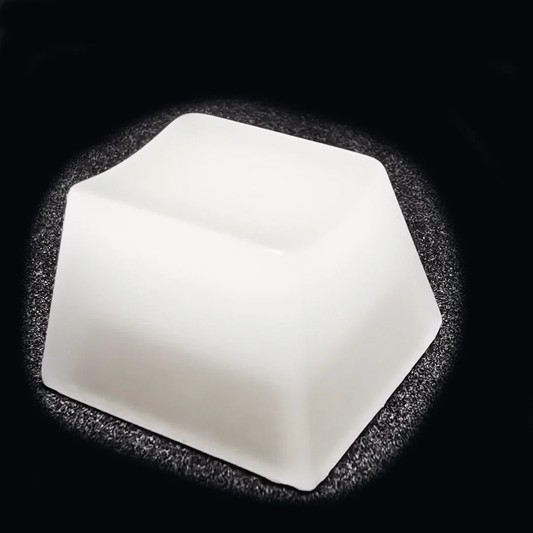 Imitation white jade keycap Original personalized mechanical keyboard Single keycap