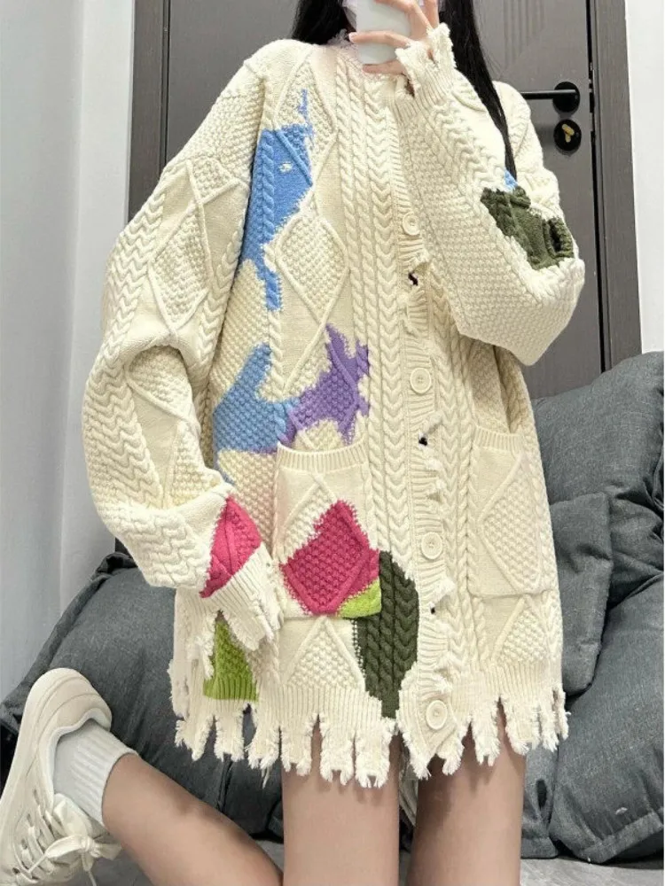 

Мужской осенне-зимний вязаный кардиган-свитер, повседневный, свободного кроя, с длинными рукавами, круглым вырезом, из мягкой, удобной и прочной ткани.