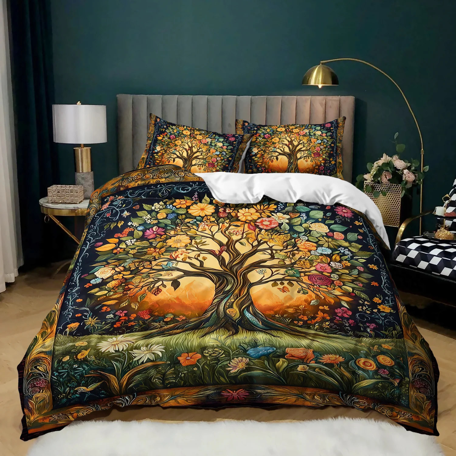 3-pieces-boheme-floral-arbre-de-vie-literie-housse-de-couette-ensemble-arbre-de-vie-literie-couette-ensemble-floral-theme-lit-couette-ensemble-vintage