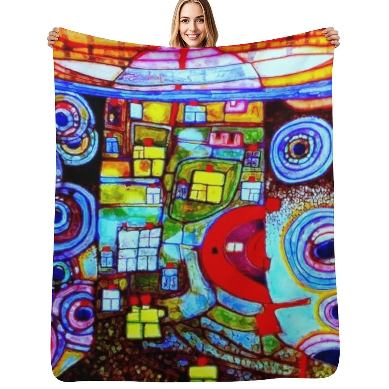 

Qatar 813 neon Throw Blanket Portable Lightweight Blanket for Travel Camping