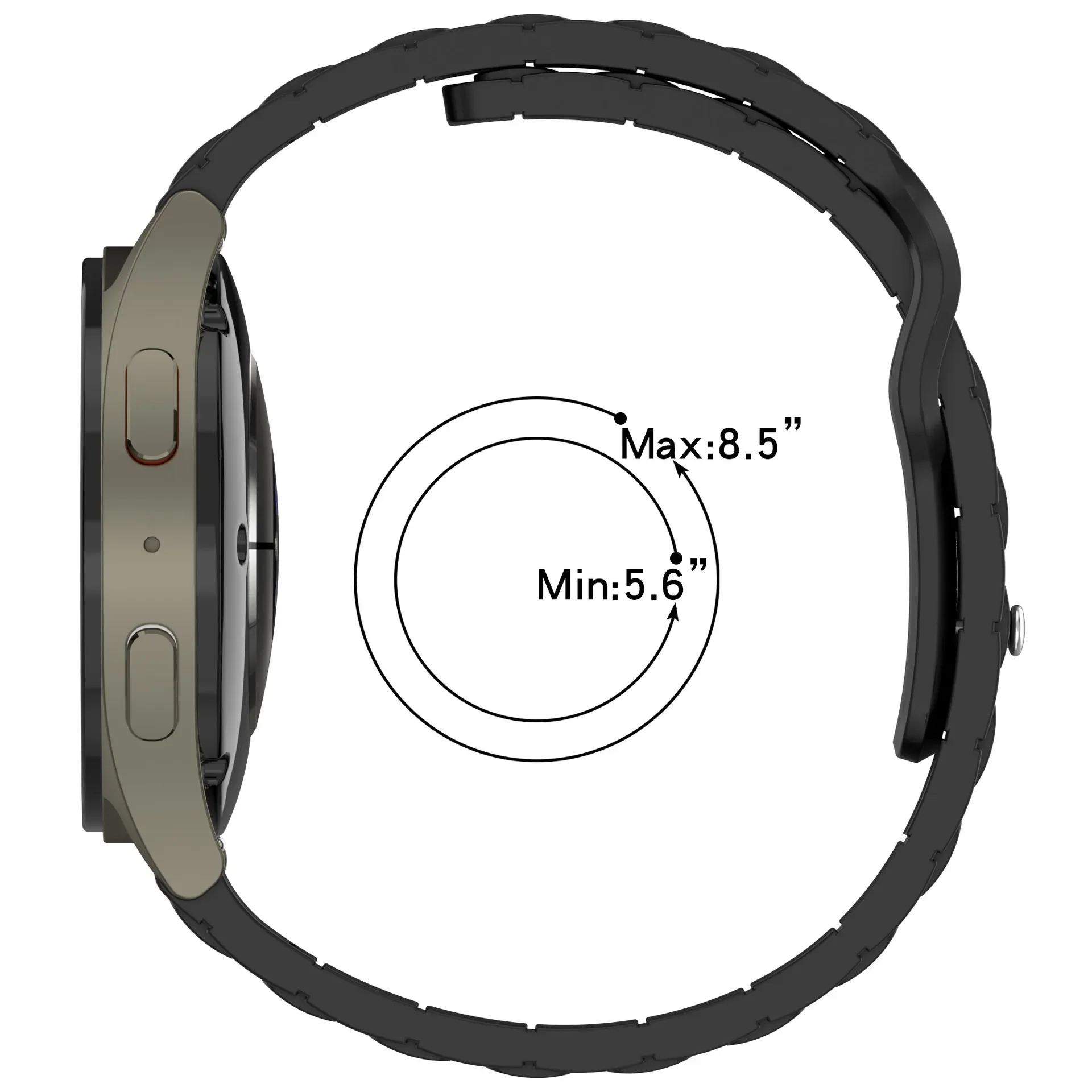 Correa de silicona de 20mm y 22mm para Samsung Galaxy Watch 7 FE 6 5 4 para Huawei GT5 GT4 3 GT2 pro, pulsera para Garmin Vivoactive 4