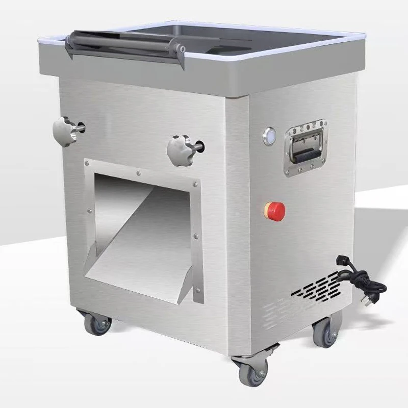 Meat Slicer Commercial Multi-Function High-Power Stainless Steel Vertical Electric Meat Slicer, Dicing Machine 220V(Customized)