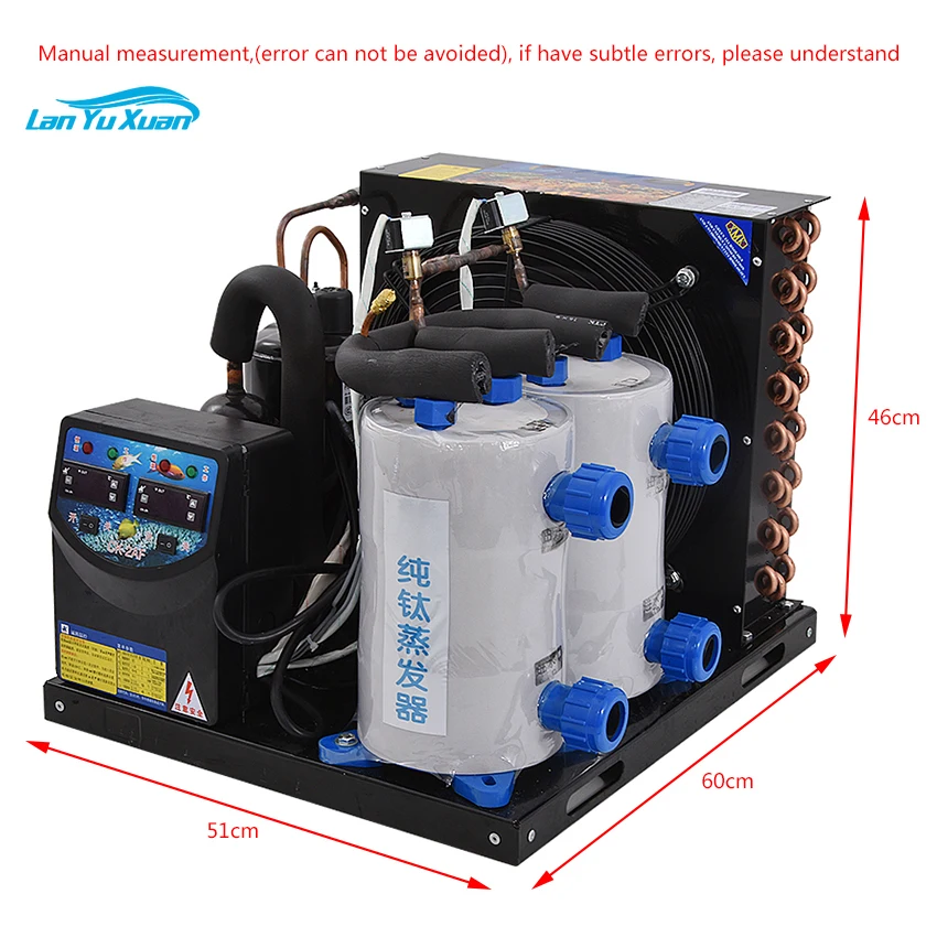 Aquarium Refrigeration Water Chiller Industrial Water Cooling Machine Seafood Pool Fish Tank Chillers 1.5HP One Tow Two Chiller