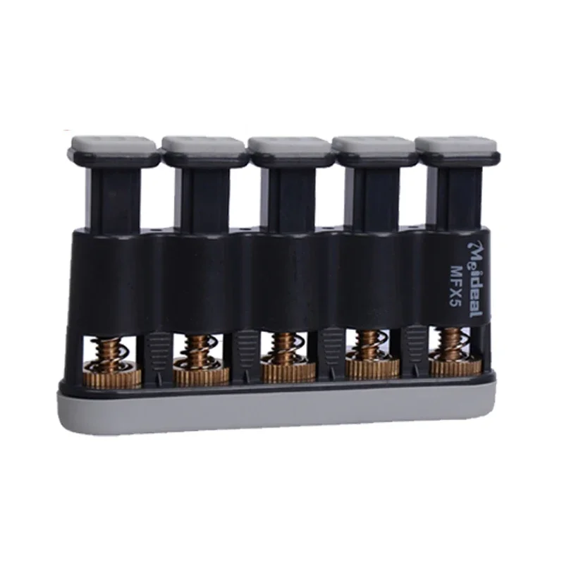 Meideal MFX5 Hand Finger Exerciser for Ukulele Guitar Bass Piano Orange/Grey