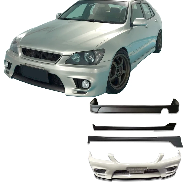 

For Lexus IS200 Altezza 1998-2005 Modified TRD Front Bumper Side Skirt Rear Lip Factory Direct Car Body Kit