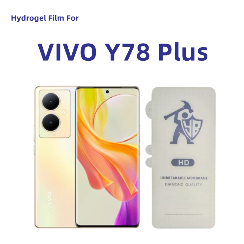 

3 шт. прозрачная Гидрогелевая пленка для VIVO Y78 + защита для экрана для VIVO Y78 Plus HD защитная пленка не закаленное стекло