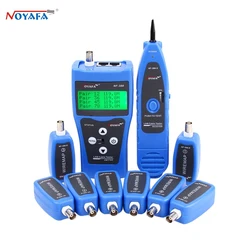 Noyafa NF-388 multiuso rede lan telefone cabo tester 8 jaques de teste de extremidade distante, caça 5e, 6e fio rastreador medida comprimento do cabo