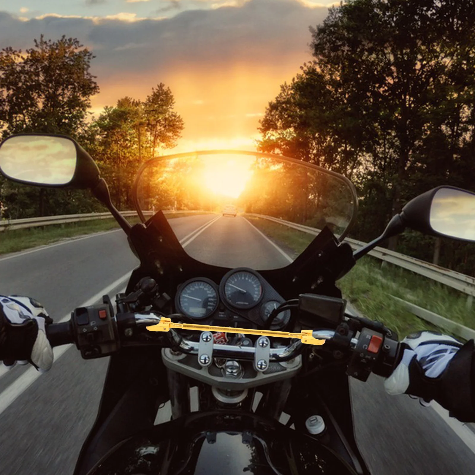 

Motorcycle Handlebar Balance Bar Reinforcement Stable Grip Comfort Brace Bar Motorcycle Accessories Modification Parts