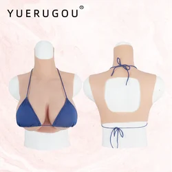 YUERUGOU Silicone Breast Forms /B/C/D/E/G Cup Huge Fake Boobs Transgender Drag Queen Shemale Crossdresser Beginner 8TH GEN