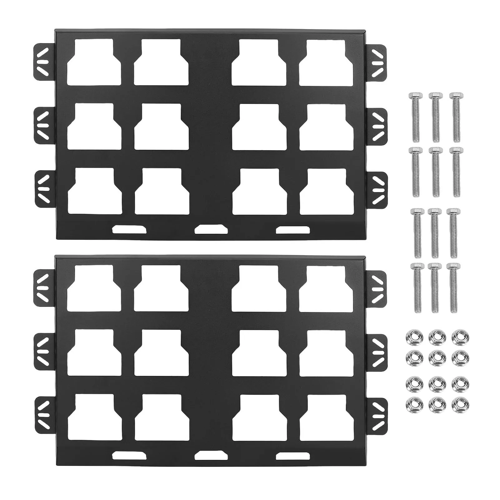 2Pcs Toolbox Mounting Plate Suitable for Packout Toolbox Wall Or Floor Mount Metal Mounting Base