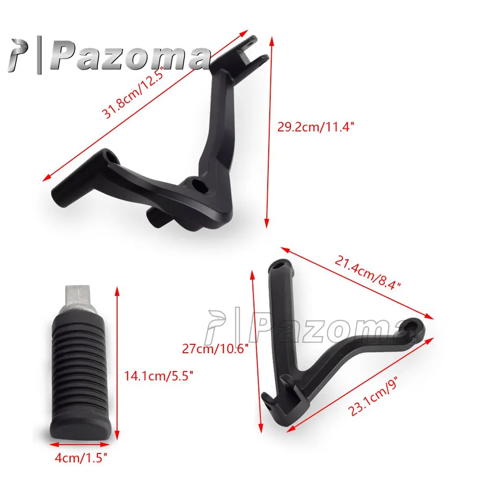 

Motorcycle Passenger Foot Peg Footrest Support Kit for Harley Sportster S 1250 1250 2021+