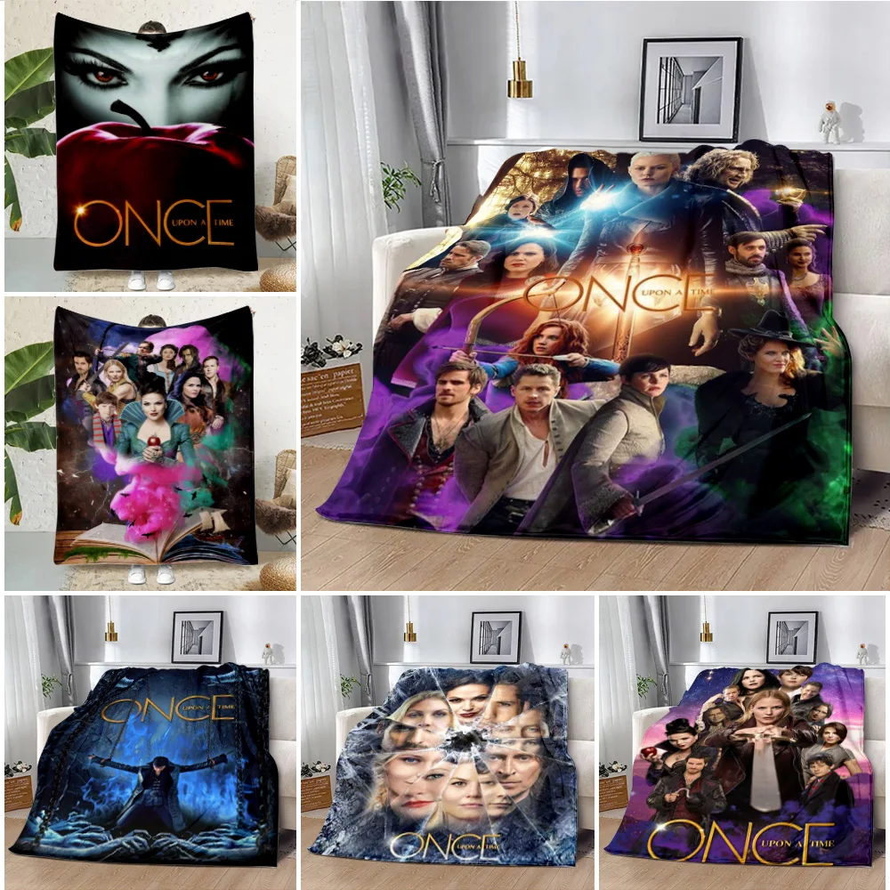 

Once Upon a Time Printed Blanket Picnic Blankets Warm Blanket Soft and Comfortable Blanket Home Travel Birthday Gift