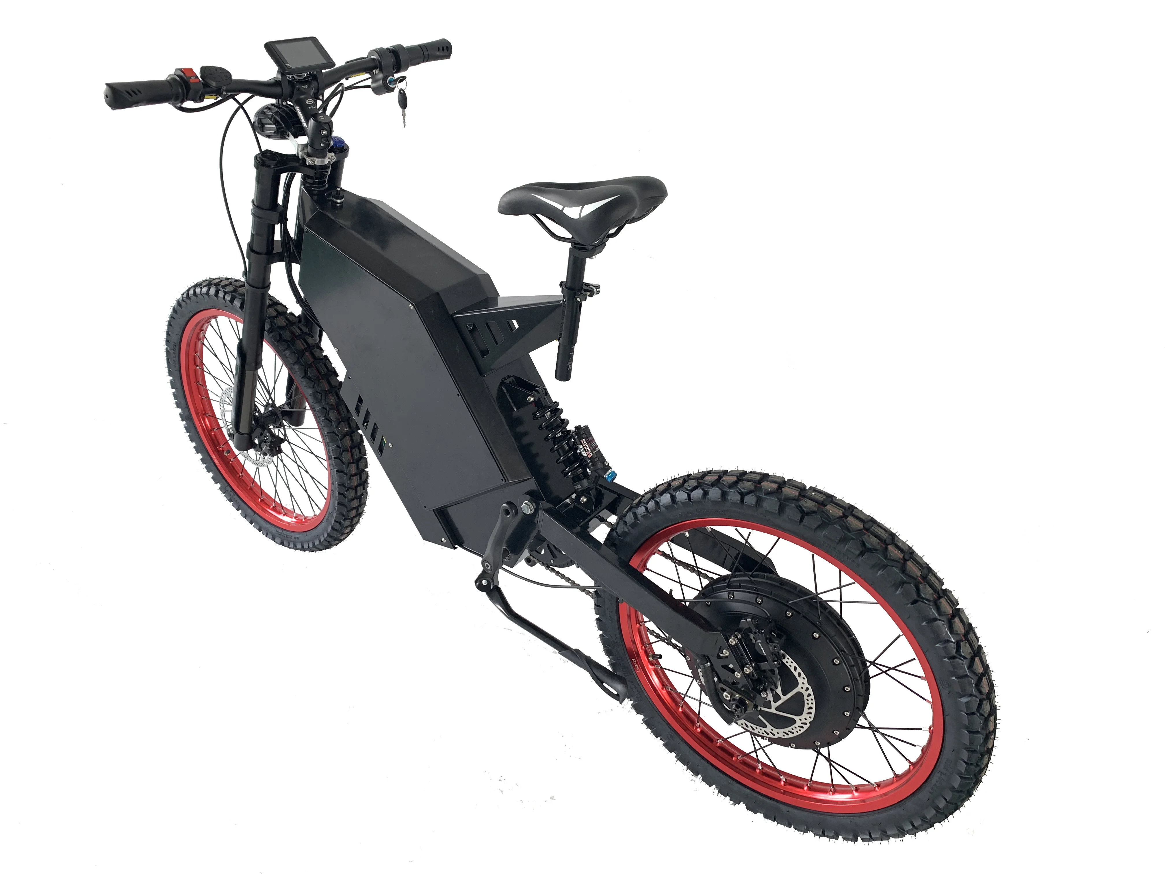 Adult  15KW E Bike Mountain City Street Long Range Electric Bicycle With 21inch Fat Tire