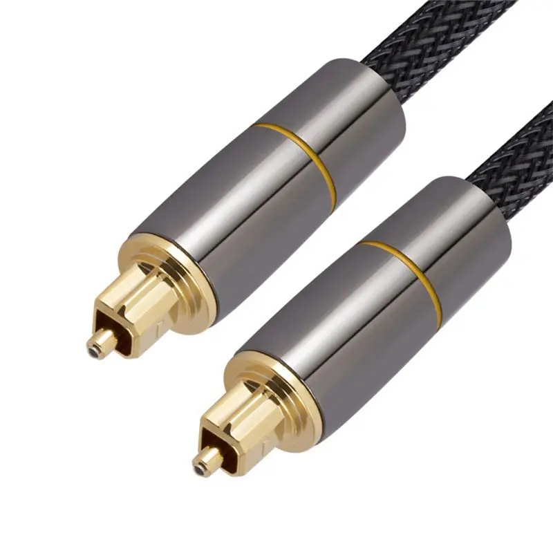 Y47A Optic Audio Cable 1M, Digital Fiber Optic Toslink SPDIF Cable for Soundbar Amplifier Player, High Fidelity Low Loss