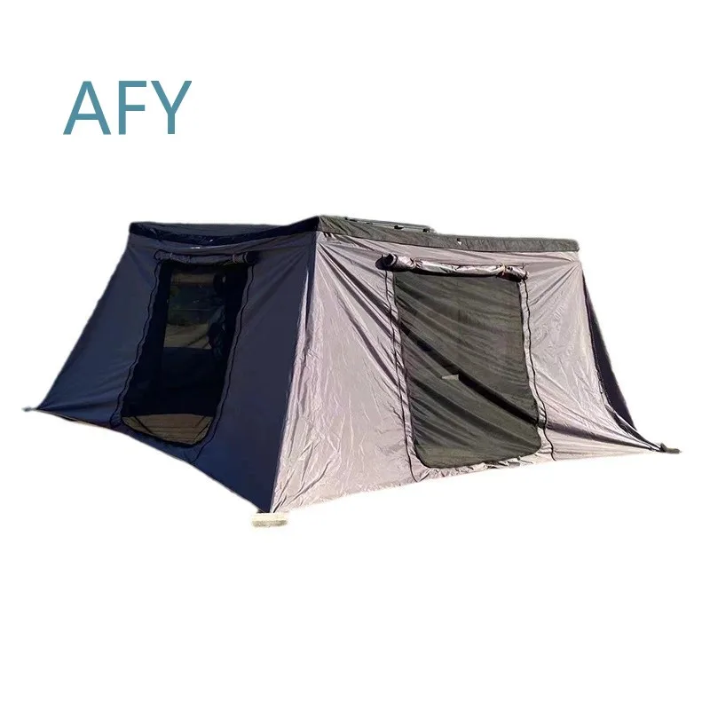 Car Side Tent for SUV RV Truck 270 Degree Fan Canopy Vinyl Sun Protection Awning Thickened Waterproof Shade Cover Outdoor
