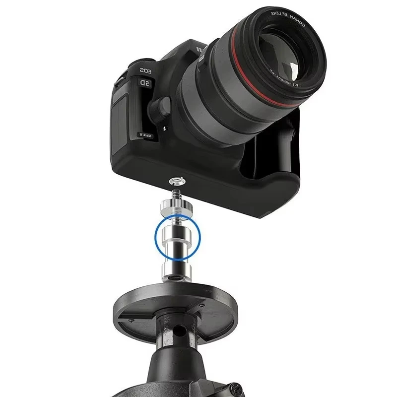 1/4" to 3/8" Screw Adapter Converter Threaded Spigot Mount for GoPro Action Camera Flash Tripod Monopod Light Stand Microphone gallery 3