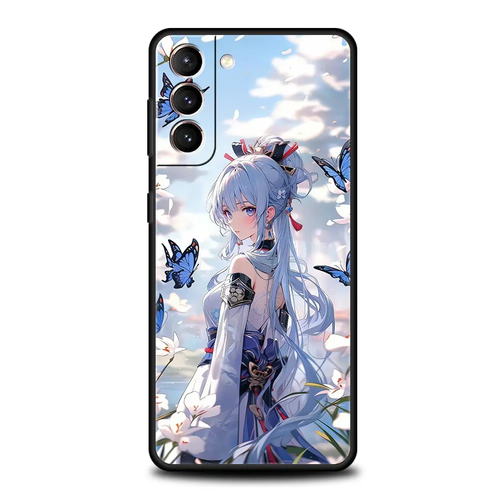 Genshin Impact Wanderer Phone Case For Samsung Galaxy S24 S23 S22 S20 Ultra S21 FE 5G S10 S9 Plus S10E Soft Silicone Cover