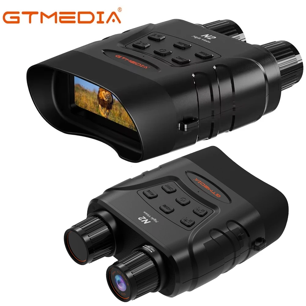 

GTMEDIA N2 IR Tactical Binocular Telescope Camera 1080P Digital Waterproof Infrared Night Vision Binoculars for Hunting Scouting