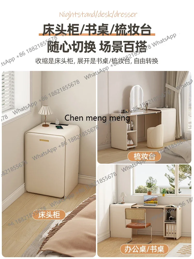 

zG185Cream Wind Invisible — складной выдвижной шкафчик из массива дерева для дома и спальни