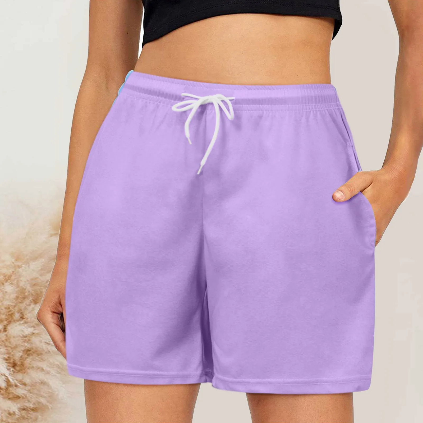 الصيف الملابس النسائية عالية الخصر عارضة الرقص السراويل القطن المنزل البسيطة السراويل الرياضية الشاطئ مثير الساخن أسفل عادي السراويل القصيرة