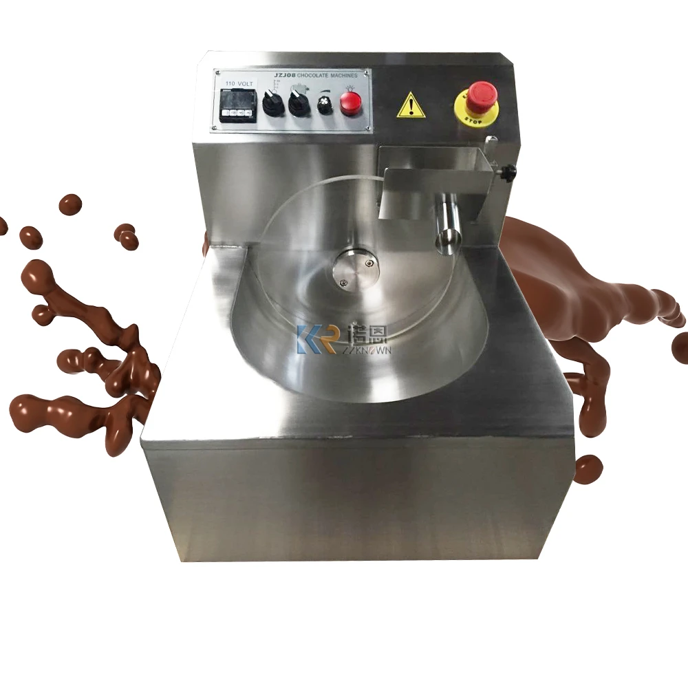 8kg Chocolate Melting Machine Chocolate Tempering Machine Wheel  Chocolate Tempering Machine Automatic High Quality One Cylinder