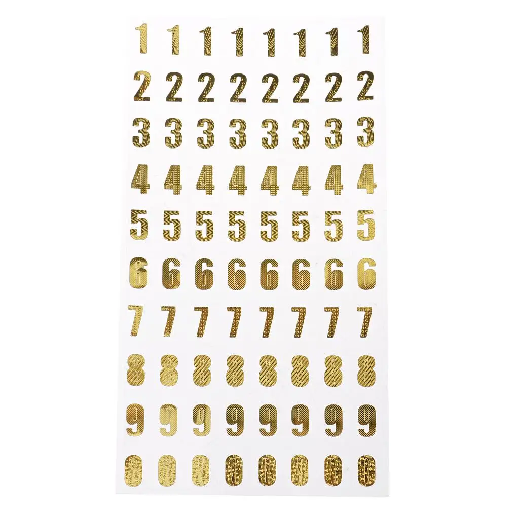 สติกเกอร์งานฝีมือตกแต่ง2x ตัวเลขตัวอักษรทำมือวันเกิดบัตรรักหัวใจ