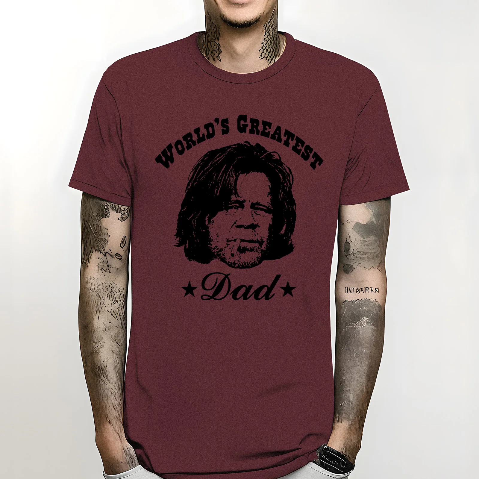 oversized 2024 Shameless Frank Gallaghers Vintage T-shirt TV Series Lip Fiona Carl Cotton Men T shirt New Tee Tshirt Womens Tops