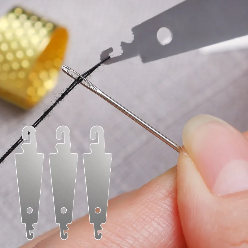 Large Eye Stitching Needles Set Stainless Steel Embroidery Needle Yarn Knitting Hand Sewing Needles Household DIY Crafts Tools