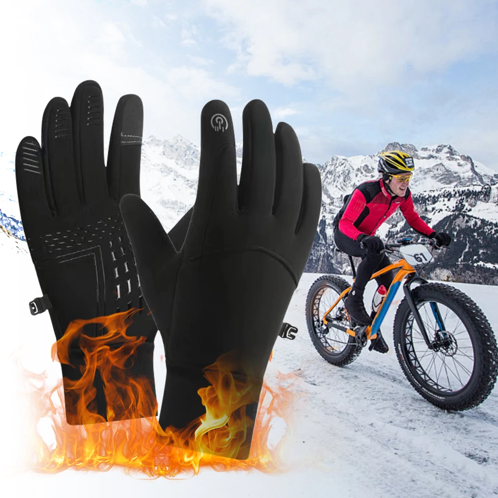 Men Women USB Heated Gloves Heating Gloves Electric Winter Gloves Motorcycle Gloves for Outdoor Cycling Skiing Hiking