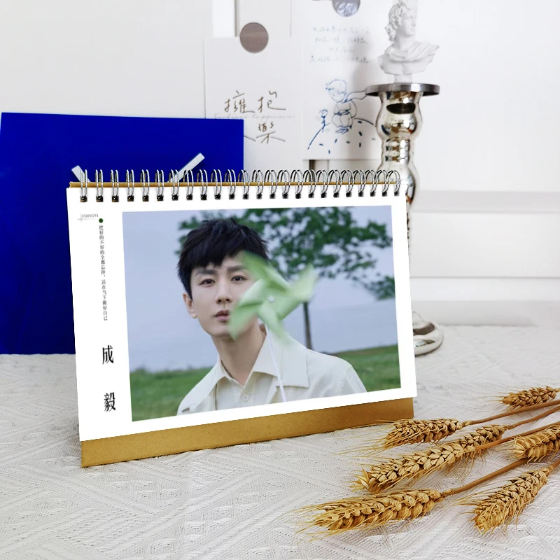 Chinese Actor Cheng Yi 2023 Year Calendar TV Drama Immortal Samsara Ying Yuan 8 Inch Desk Standing Calendar Planner Calendars