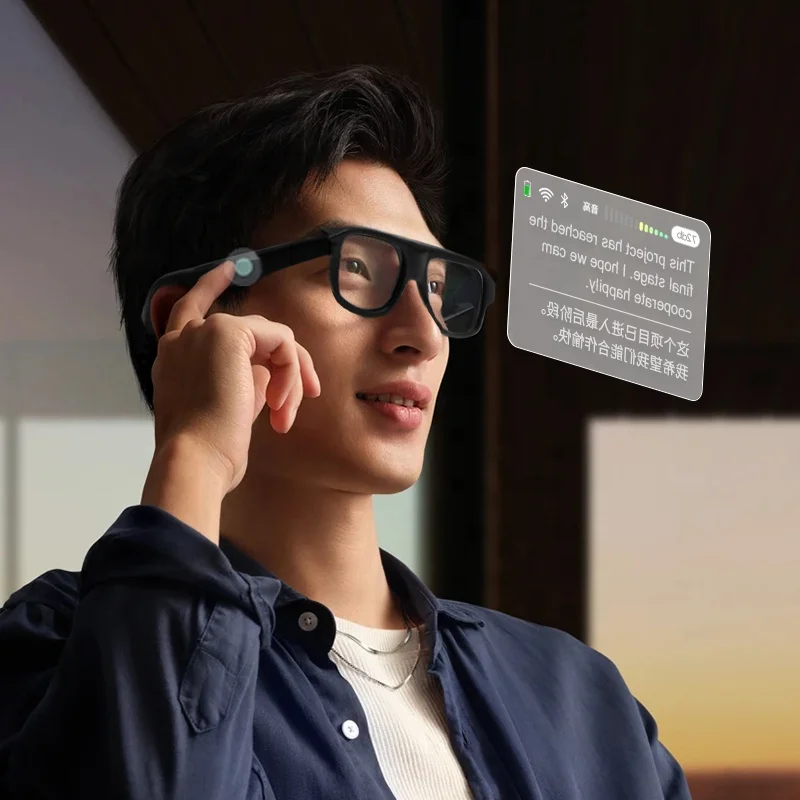 Hot 3D Smart AI Glasses HD Mobile Screen Augmented Reality Device Supports Multiple Languages for Games Videos Wearable
