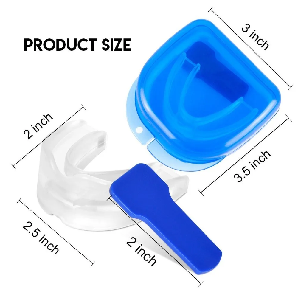 Gum Shield for Stop Grinding Teeth & Snoring 2-in-1 Anti Snoring Devices Snore Stopper for Better Sleep